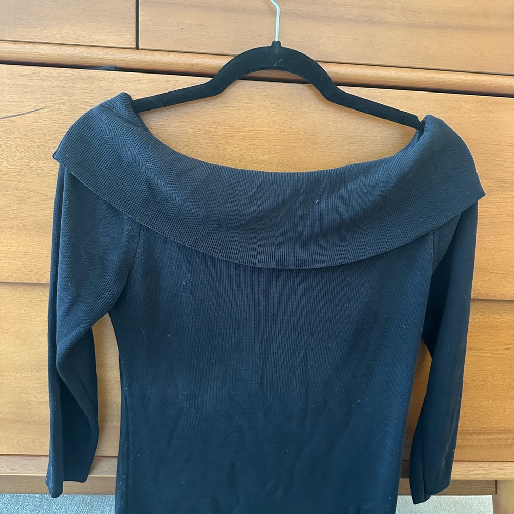 Elegant Black Off-Shoulder Top